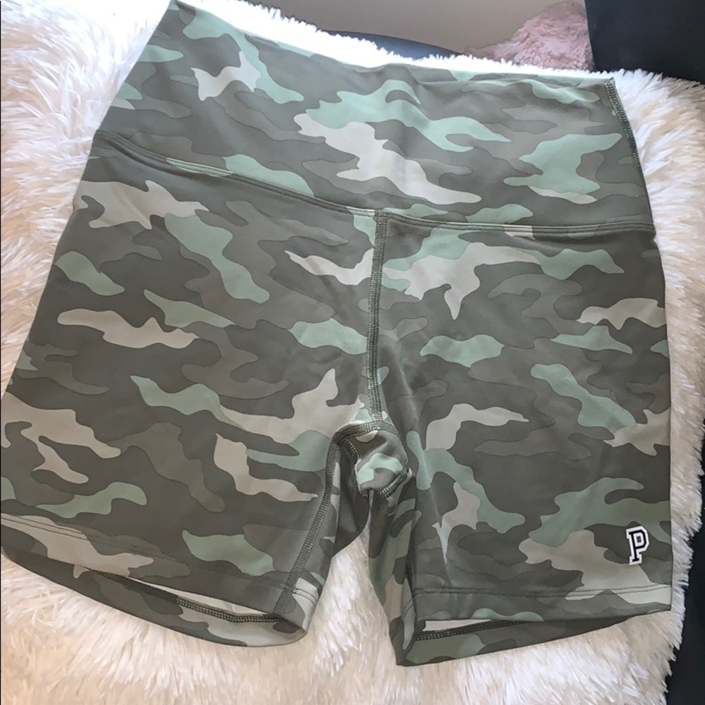 NEW Pink Highwaisted Biker Shorts